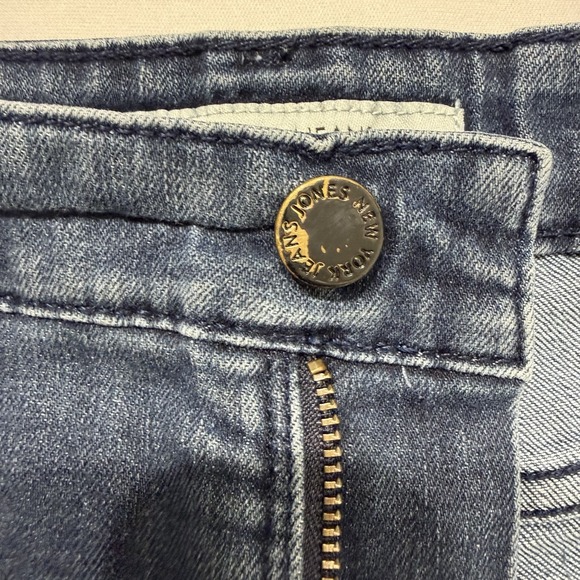 Jones New York Jeans Lexington Street Size 8 Black Stud Embellished Pockets - Picture 5 of 15